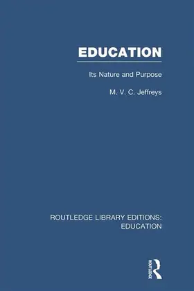 Jeffreys | Education (RLE Edu K) | Buch | 978-0-415-69762-0 | www2.sack.de