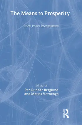 Berglund / Vernengo |  The Means to Prosperity | Buch |  Sack Fachmedien