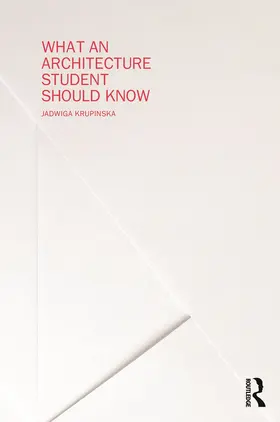 Krupinska |  What an Architecture Student Should Know | Buch |  Sack Fachmedien