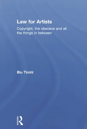 Tirohl |  Law for Artists | Buch |  Sack Fachmedien