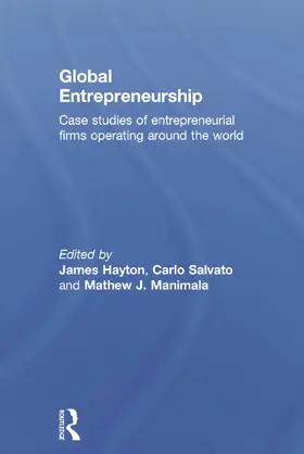 Hayton / Salvato / Manimala |  Global Entrepreneurship | Buch |  Sack Fachmedien