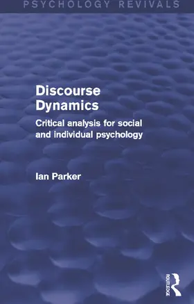 Parker |  Discourse Dynamics | Buch |  Sack Fachmedien