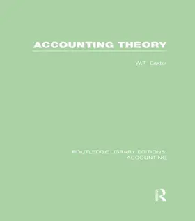 Baxter |  Accounting Theory | Buch |  Sack Fachmedien