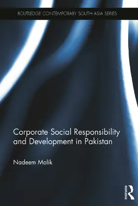 Malik |  Corporate Social Responsibility and Development in Pakistan | Buch |  Sack Fachmedien