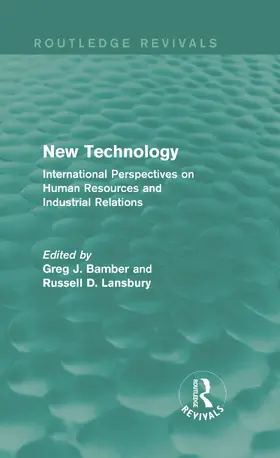 Bamber / Lansbury |  New Technology (Routledge Revivals) | Buch |  Sack Fachmedien