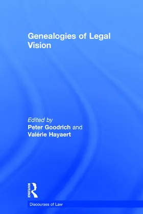 Goodrich / Hayaert |  Genealogies of Legal Vision | Buch |  Sack Fachmedien