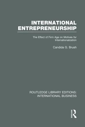 Brush |  International Entrepreneurship (RLE International Business) | Buch |  Sack Fachmedien