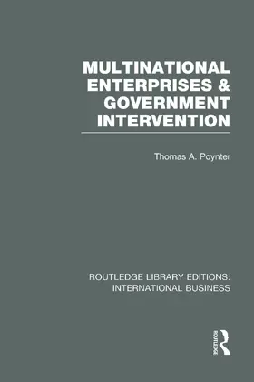 Poynter |  Multinational Enterprises and Government Intervention (RLE International Business) | Buch |  Sack Fachmedien