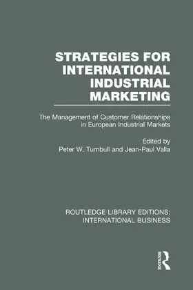 Turnbull / Valla |  Strategies for International Industrial Marketing (RLE International Business) | Buch |  Sack Fachmedien