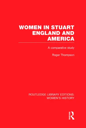 Thompson |  Women in Stuart England and America | Buch |  Sack Fachmedien