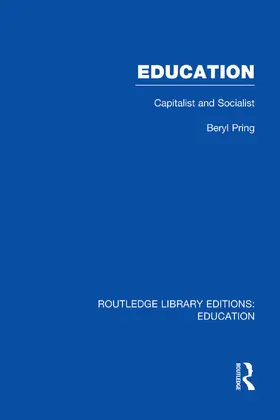 Pring | Education (RLE Edu L) | Buch | 978-0-415-75299-2 | www2.sack.de