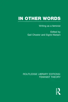Chester / Nielsen |  In Other Words (RLE Feminist Theory) | Buch |  Sack Fachmedien