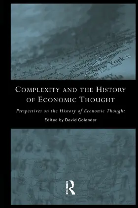 Colander |  Complexity and the History of Economic Thought | Buch |  Sack Fachmedien