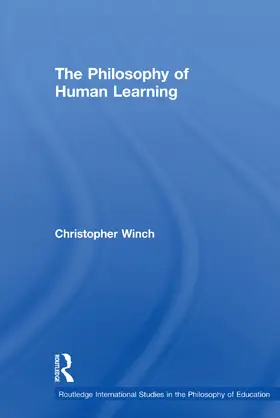 Winch |  The Philosophy of Human Learning | Buch |  Sack Fachmedien
