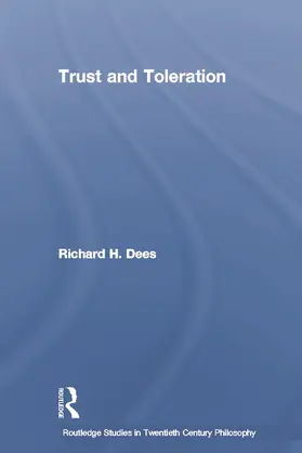 Dees |  Trust and Toleration | Buch |  Sack Fachmedien
