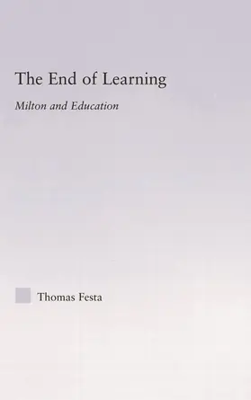 Festa |  The End of Learning | Buch |  Sack Fachmedien