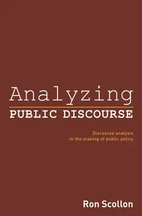 Scollon |  Analyzing Public Discourse | Buch |  Sack Fachmedien