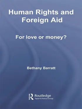 Barratt |  Human Rights and Foreign Aid | Buch |  Sack Fachmedien