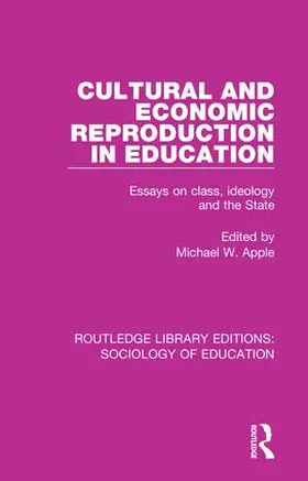 Apple |  Cultural and Economic Reproduction in Education | Buch |  Sack Fachmedien