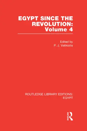 Vatikiotis |  Egypt Since the Revolution (RLE Egypt) | Buch |  Sack Fachmedien