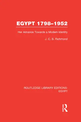 Richmond |  Egypt, 1798-1952 (RLE Egypt) | Buch |  Sack Fachmedien