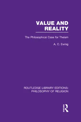 Ewing |  Value and Reality | Buch |  Sack Fachmedien