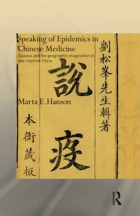 Hanson |  Speaking of Epidemics in Chinese Medicine | Buch |  Sack Fachmedien