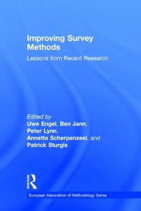 Engel / Jann / Lynn |  Improving Survey Methods | Buch |  Sack Fachmedien