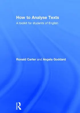 Carter / Goddard |  How to Analyse Texts | Buch |  Sack Fachmedien