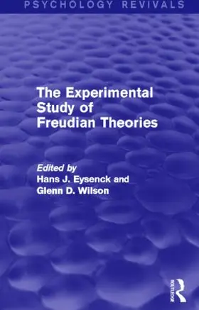 Eysenck / Wilson |  The Experimental Study of Freudian Theories | Buch |  Sack Fachmedien