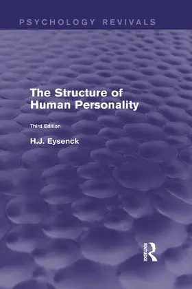 Eysenck |  The Structure of Human Personality (Psychology Revivals) | Buch |  Sack Fachmedien