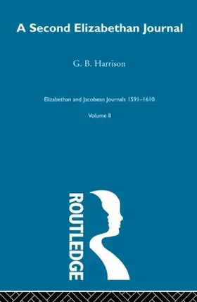 Harrison | A Second Elizabethan Journl V2 | Buch | 978-0-415-84575-5 | www2.sack.de