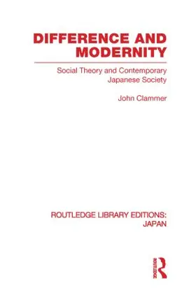 Clammer |  Difference and Modernity | Buch |  Sack Fachmedien