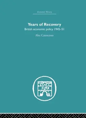 Cairncross |  Years of Recovery | Buch |  Sack Fachmedien