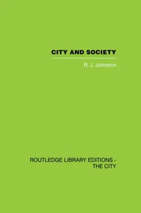 Johnston |  City and Society | Buch |  Sack Fachmedien