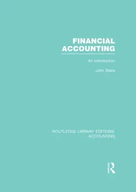 Blake |  Financial Accounting  (RLE Accounting) | Buch |  Sack Fachmedien