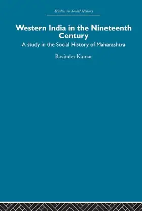Kumar |  Western India in the Nineteenth Century | Buch |  Sack Fachmedien