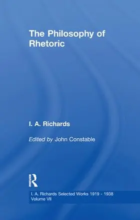 Richards / Constable | Philosophy Rhetoric        V 7 | Buch | 978-0-415-86549-4 | sack.de
