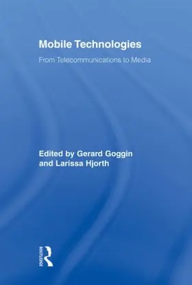 Goggin / Hjorth |  Mobile Technologies | Buch |  Sack Fachmedien