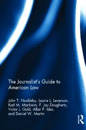 Nockleby |  The Journalist's Guide to American Law | Buch |  Sack Fachmedien