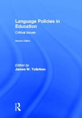 Tollefson |  Language Policies in Education | Buch |  Sack Fachmedien