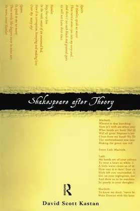 Kastan |  Shakespeare After Theory | Buch |  Sack Fachmedien