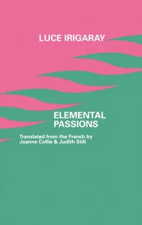 Irigaray |  Elemental Passions | Buch |  Sack Fachmedien