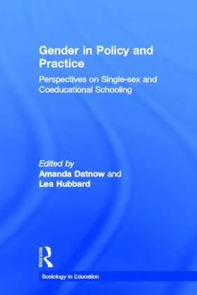 Datnow / Hubbard |  Gender in Policy and Practice | Buch |  Sack Fachmedien