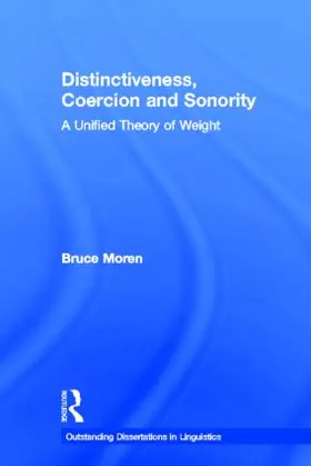 Moren |  Distinctiveness, Coercion and Sonority | Buch |  Sack Fachmedien
