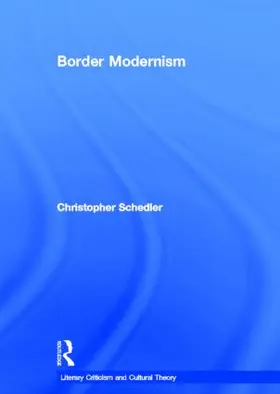 Schedler |  Border Modernism | Buch |  Sack Fachmedien