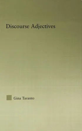 Taranto |  Discourse Adjectives | Buch |  Sack Fachmedien