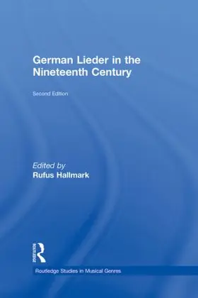 Hallmark |  German Lieder in the Nineteenth Century | Buch |  Sack Fachmedien