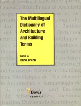 Grech |  Multilingual Dictionary of Architecture and Building Terms | Buch |  Sack Fachmedien