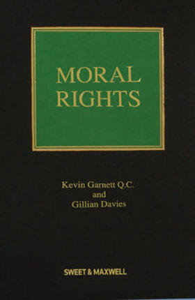 Garnett / Davies |  Moral Rights | Buch |  Sack Fachmedien